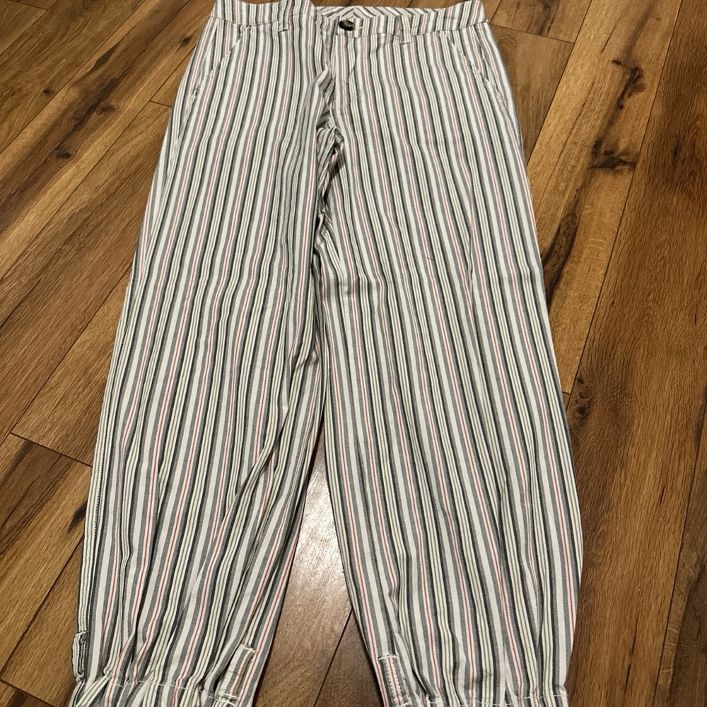Cabi Striped Pants Size 8 Business Casual